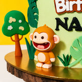 Safari Animals Theme Cake 6 inch - Vegan Cakes - Junandus - - Eat Cake Today - Birthday Cake Delivery - KL/PJ/Malaysia