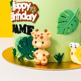 Safari Animals Theme Cake 6 inch - Vegan Cakes - Junandus - - Eat Cake Today - Birthday Cake Delivery - KL/PJ/Malaysia