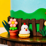 Safari Animals Theme Cake 6 inch - Vegan Cakes - Junandus - - Eat Cake Today - Birthday Cake Delivery - KL/PJ/Malaysia
