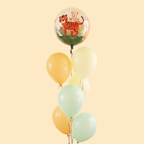 Safari Birthday Balloons 7 Pieces - Balloons - Happy Balloon Shop - - Eat Cake Today - Birthday Cake Delivery - KL/PJ/Malaysia