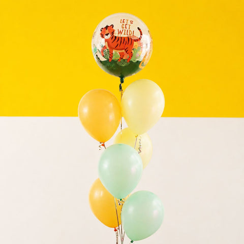 Safari Birthday Balloons 7 Pieces - Balloons - Happy Balloon Shop - - Eat Cake Today - Birthday Cake Delivery - KL/PJ/Malaysia