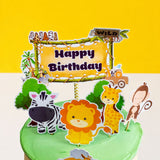 Safari Cake 6" - Designer Cakes - Jyu Pastry Art - - Eat Cake Today - Birthday Cake Delivery - KL/PJ/Malaysia