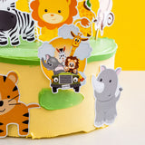 Safari Cake 6" - Designer Cakes - Jyu Pastry Art - - Eat Cake Today - Birthday Cake Delivery - KL/PJ/Malaysia