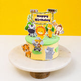 Safari Cake 6" - Designer Cakes - Jyu Pastry Art - - Eat Cake Today - Birthday Cake Delivery - KL/PJ/Malaysia