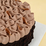 Salted Caramel Drizzle Chocolate Cake 6" - Chocolate Cakes - Texture by C3 Lab (PO) - - Eat Cake Today - Birthday Cake Delivery - KL/PJ/Malaysia