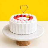 Snow Red Cake - Sponge Cakes - RE Birth Cake - - Eat Cake Today - Birthday Cake Delivery - KL/PJ/Malaysia