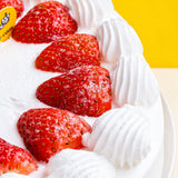 Snow Red Cake - Sponge Cakes - RE Birth Cake - - Eat Cake Today - Birthday Cake Delivery - KL/PJ/Malaysia