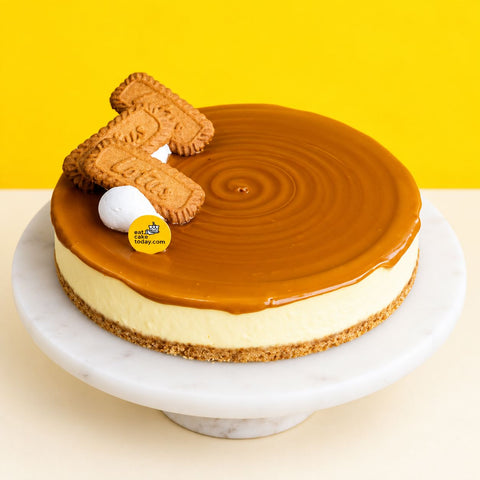 Speculoos Cookie Cheesecake 9" - Cheesecakes - Madeleine Patisserie - - Eat Cake Today - Birthday Cake Delivery - KL/PJ/Malaysia