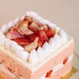 Strawberry Lychee Cake 3 inch - Fruit Cakes - Ice Monster - - Eat Cake Today - Birthday Cake Delivery - KL/PJ/Malaysia