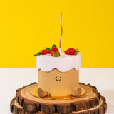 Strawberry Plushie Cake 6 inch - Vegan Cakes - Junandus - - Eat Cake Today - Birthday Cake Delivery - KL/PJ/Malaysia