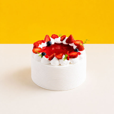 Strawberry Vanilla Cake - Sponge Cakes - Cake Calendar - - Eat Cake Today - Birthday Cake Delivery - KL/PJ/Malaysia