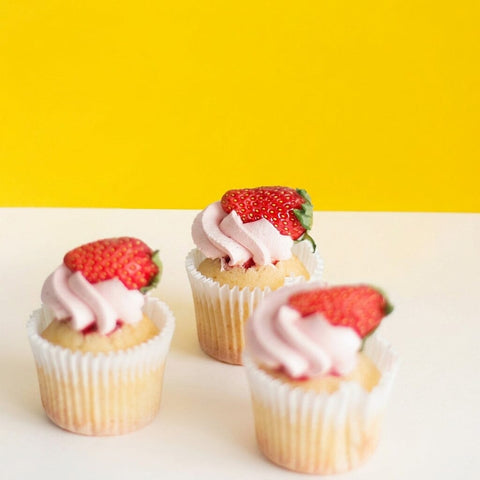 Strawberry Vanilla Cupcakes - Cupcakes - Bee Homemade Treats - - Eat Cake Today - Birthday Cake Delivery - KL/PJ/Malaysia