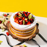 Strawberry Victoria Vegan Naked Cake - Healthy Cakes - Junandus - - Eat Cake Today - Birthday Cake Delivery - KL/PJ/Malaysia
