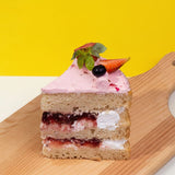 Strawberry Victoria Vegan Naked Cake - Vegan Cakes - Junandus - - Eat Cake Today - Birthday Cake Delivery - KL/PJ/Malaysia