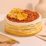 Summer Pineapple Mille Crepe Cake - Crepe Cakes - Ice Monster - 6 inch - Eat Cake Today - Birthday Cake Delivery - KL/PJ/Malaysia