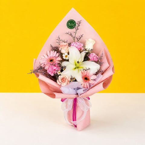 Sweet Heart Bouquet - Flowers - Bull & Rabbit - - Eat Cake Today - Birthday Cake Delivery - KL/PJ/Malaysia