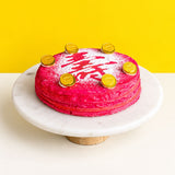The Longevity Red Velvet Mille Crepe Cake 8" - Crepe Cakes - Cake Hub - - Eat Cake Today - Birthday Cake Delivery - KL/PJ/Malaysia