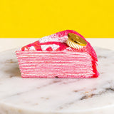 The Longevity Red Velvet Mille Crepe Cake 8" - Crepe Cakes - Cake Hub - - Eat Cake Today - Birthday Cake Delivery - KL/PJ/Malaysia