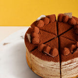Tiramisu Mille Crepe Cake - Crepe Cakes - Bite Sensation Bakehouse - - Eat Cake Today - Birthday Cake Delivery - KL/PJ/Malaysia