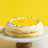 Tropical Mango Mille Crepe Cake 6" - Crepe Cakes - Ice Monster - - Eat Cake Today - Birthday Cake Delivery - KL/PJ/Malaysia