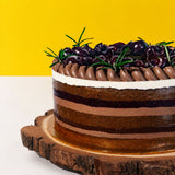 Valrhona® Black Forest Chocolate Chiffonge® - Vegan Cakes - Junandus - - Eat Cake Today - Birthday Cake Delivery - KL/PJ/Malaysia