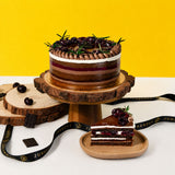 Valrhona® Black Forest Chocolate Chiffonge® - Vegan Cakes - Junandus - - Eat Cake Today - Birthday Cake Delivery - KL/PJ/Malaysia