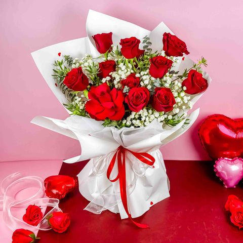 Velvet Bouquet - Flowers - Bull & Rabbit - - Eat Cake Today - Birthday Cake Delivery - KL/PJ/Malaysia