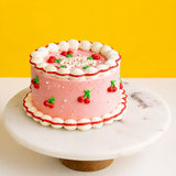 Vintage Cherry Cake - Designer Cakes - Cake Hub - - Eat Cake Today - Birthday Cake Delivery - KL/PJ/Malaysia