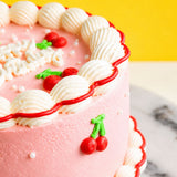Vintage Cherry Cake - Designer Cakes - Cake Hub - - Eat Cake Today - Birthday Cake Delivery - KL/PJ/Malaysia