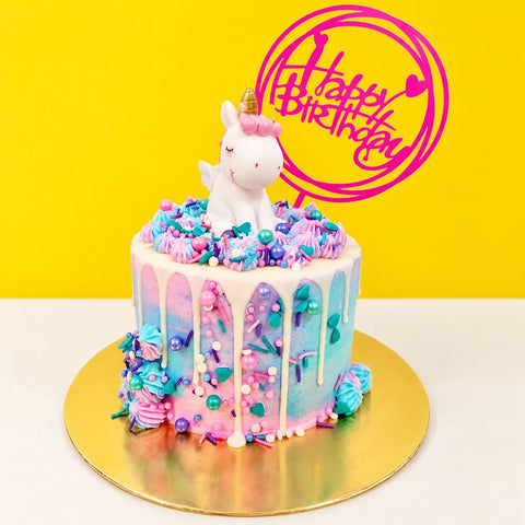 Whimsical Unicorn Cake - Designer Cakes - Eats and Treats Bakery - - Eat Cake Today - Birthday Cake Delivery - KL/PJ/Malaysia