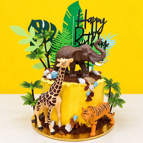 Wild Safari Cake - Designer Cakes - Eats and Treats Bakery - - Eat Cake Today - Birthday Cake Delivery - KL/PJ/Malaysia