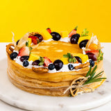 Wonder Fruits Mille Crepe Cake 8" - Crepe Cakes - Cake Hub - - Eat Cake Today - Birthday Cake Delivery - KL/PJ/Malaysia