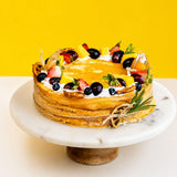 Wonder Fruits Mille Crepe Cake 8" - Crepe Cakes - Cake Hub - - Eat Cake Today - Birthday Cake Delivery - KL/PJ/Malaysia
