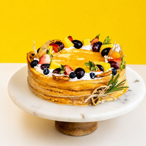 Wonder Fruits Mille Crepe Cake 8" - Crepe Cakes - Cake Hub - - Eat Cake Today - Birthday Cake Delivery - KL/PJ/Malaysia