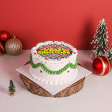 X'mas Cake 6" - Sponge Cakes - Jyu Pastry Art - - Eat Cake Today - Birthday Cake Delivery - KL/PJ/Malaysia