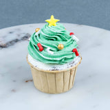 16 Pieces of Christmas Tree Cupcake - Cupcakes - Kinmen Patisserie - - Eat Cake Today - Birthday Cake Delivery - KL/PJ/Malaysia