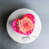3D Flower Heart Jelly Cake 6" - Jelly Cakes - In The Clouds Cakes - - Eat Cake Today - Birthday Cake Delivery - KL/PJ/Malaysia