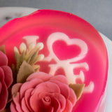 3D Flower Heart Shape Jelly Cake 8" - Jelly Cakes - Sue Jelly Cake & Deli - - Eat Cake Today - Birthday Cake Delivery - KL/PJ/Malaysia
