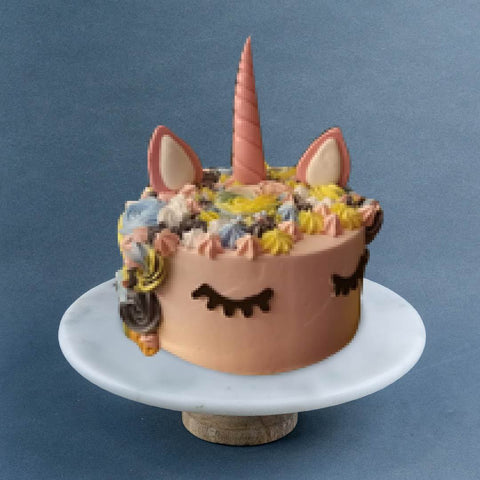 3D Unicorn Cake 6" - Designer Cakes - Revery Bakeshop - - Eat Cake Today - Birthday Cake Delivery - KL/PJ/Malaysia