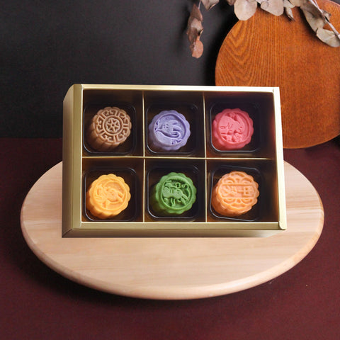 6 pieces of Snowskin Mille Crepe Mooncake - Mooncake - Yippii Gift - - Eat Cake Today - Birthday Cake Delivery - KL/PJ/Malaysia