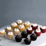 64 pieces of Mini Mixed Flavour Cupcakes - Cupcakes - The Accidental Bakers - - Eat Cake Today - Birthday Cake Delivery - KL/PJ/Malaysia