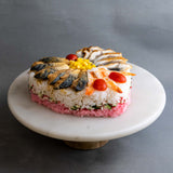 Aburi Love Shaped Sushi Cake - Rice - Kyodai Sushi - - Eat Cake Today - Birthday Cake Delivery - KL/PJ/Malaysia
