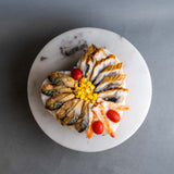 Aburi Love Shaped Sushi Cake - Rice - Kyodai Sushi - - Eat Cake Today - Birthday Cake Delivery - KL/PJ/Malaysia