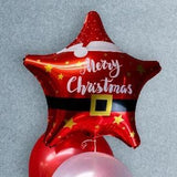 Add On Christmas Star Balloon Bouquet - Balloons - Happy Balloon Shop - - Eat Cake Today - Birthday Cake Delivery - KL/PJ/Malaysia