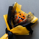 Add On Halloween Flower Bouquet - Flowers - Bull & Rabbit - Mr Pumpkin Bouquet - Eat Cake Today - Birthday Cake Delivery - KL/PJ/Malaysia