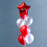 Add On Star Balloon Bouquet - Balloons - Happy Balloon Shop - Red Happy Birthday - Eat Cake Today - Birthday Cake Delivery - KL/PJ/Malaysia