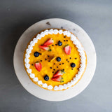 Alphonso Mango Passion Mille Crepe Cake 8" - Crepe Cakes - Cake Lab - - Eat Cake Today - Birthday Cake Delivery - KL/PJ/Malaysia