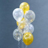 Balloon Bouquet - Balloons - Happy Balloon Shop - Gold - Eat Cake Today - Birthday Cake Delivery - KL/PJ/Malaysia