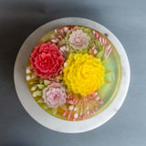 Basic Mix 3D Jelly Flowers Round Cake 9" - Jelly Cakes - Sue Jelly Cake & Deli - - Eat Cake Today - Birthday Cake Delivery - KL/PJ/Malaysia