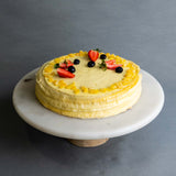 Bergamot Lemon Earl Grey Mille Crepe Cake 8" - Crepe Cakes - Cake Hub - - Eat Cake Today - Birthday Cake Delivery - KL/PJ/Malaysia
